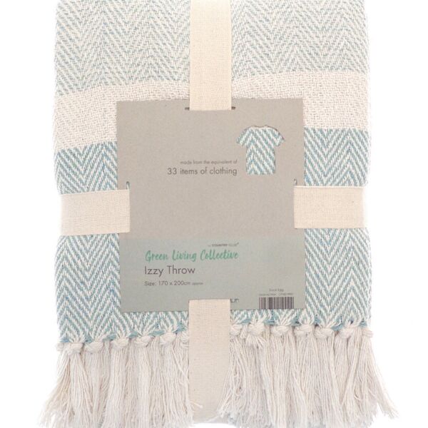 Izzy recycled throw Thumbnail