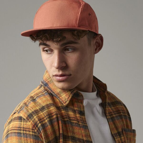 Canvas 5-panel camper cap Thumbnail